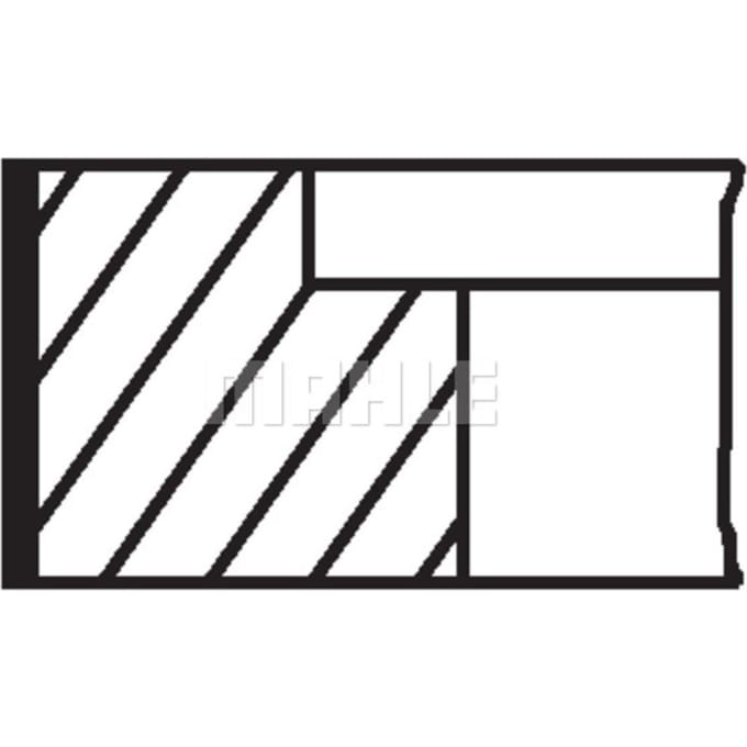 Zuigerveren set MAHLE 009 32 N0