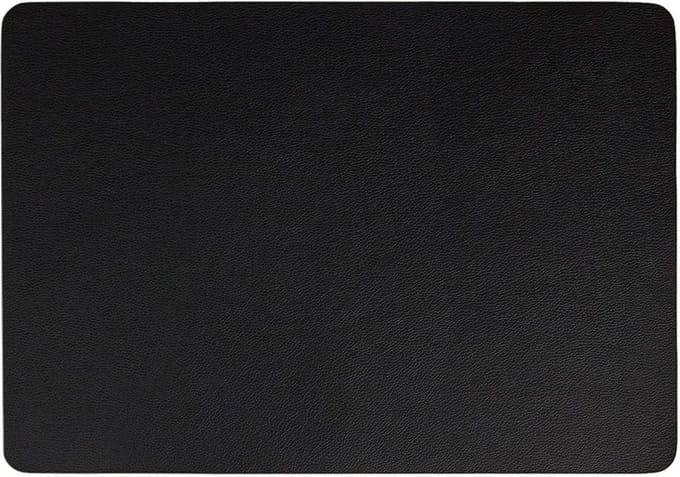 ASA Placemat - vegan leather / imitatieleer - 33x46cm - zwart