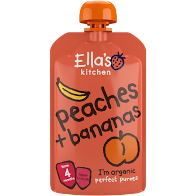 Knijpfruit perzik + banaan 4m+