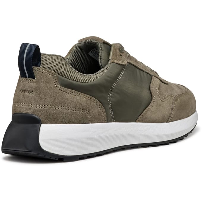 Geox U VOLPIANO Leren Heren Sneakers Sage