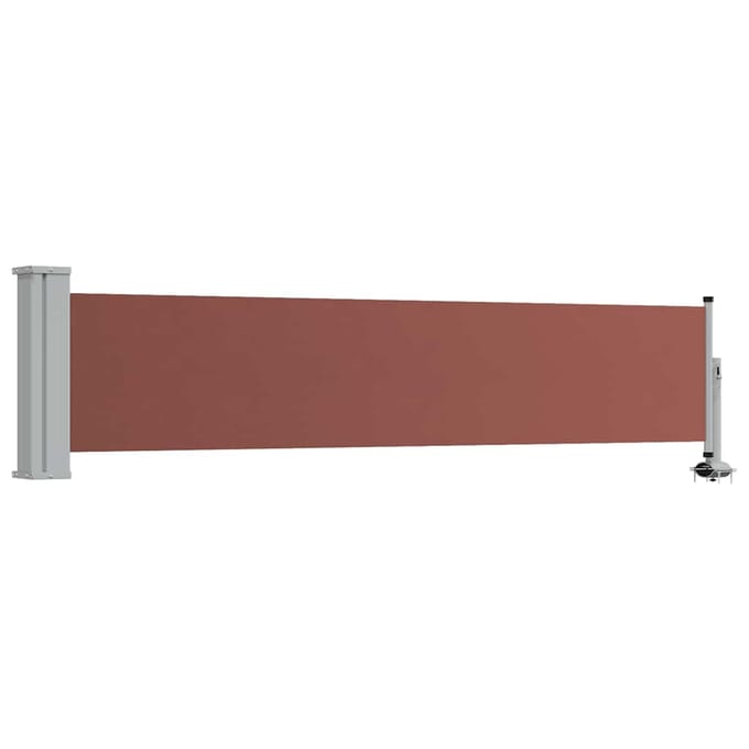 vidaXL - Tuinscherm - uittrekbaar - 60x300 - cm - bruin