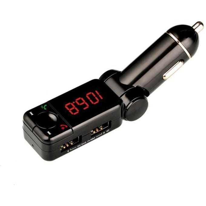 FOXNOVO Auto MP3-speler - USB-oplaadpoort - AUX-IN - Bluetooth - Zwart zwart