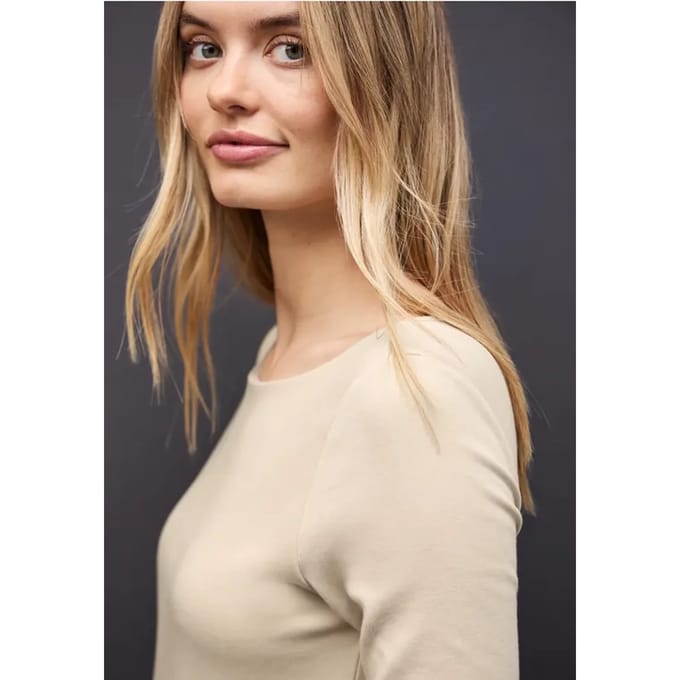 Basic shirt met lange mouwen