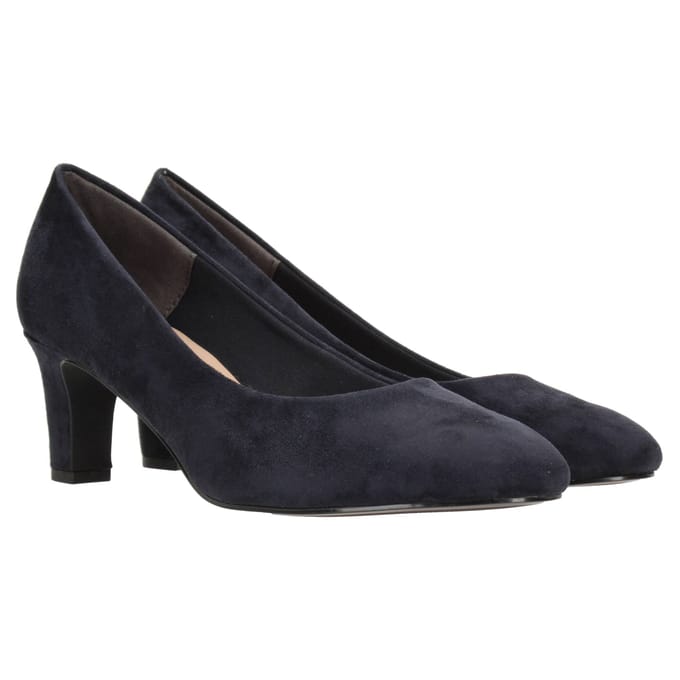 Pumps met licht gestructureerde zool
