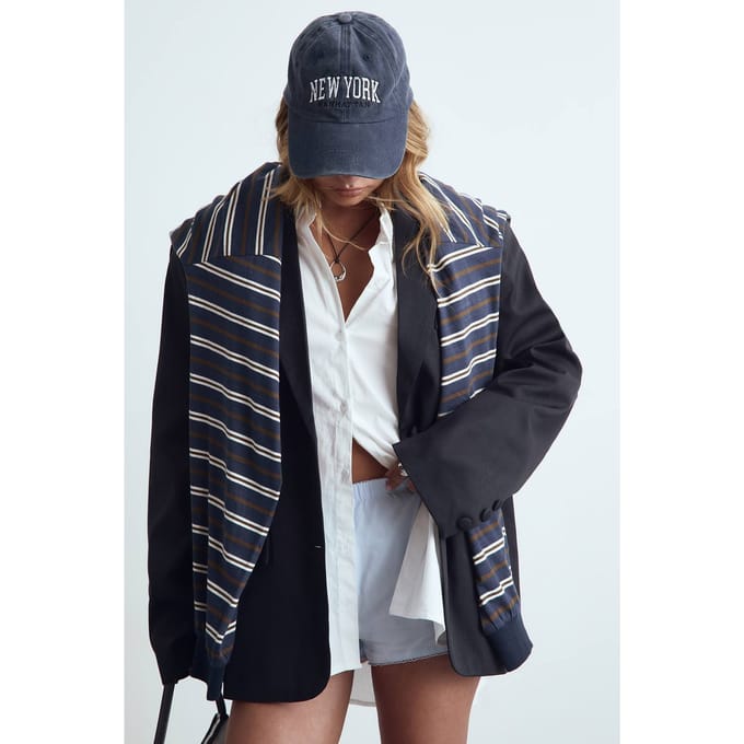boohoo Dames Dip Hem Oversized Shirt | Wit | Maat: 38