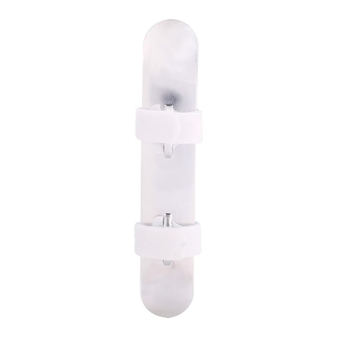 Vinger Kikker Spalk Aluminium Kneedbaar Ondersteunende Brace Deformatie Correctie L L(for 6.5-9kg) blue