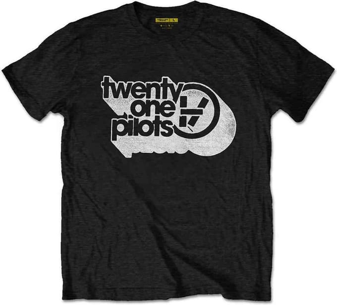 Twenty One Pilots - Vessel Vintage Heren Tshirt - L - Zwart