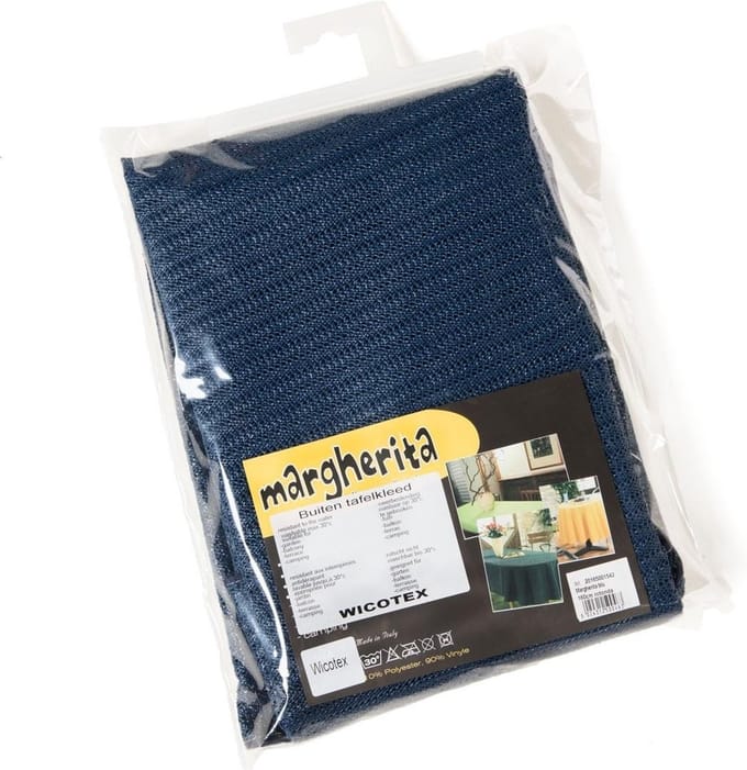 Tafelkleed buiten- Margherita blauw - 130x160cm