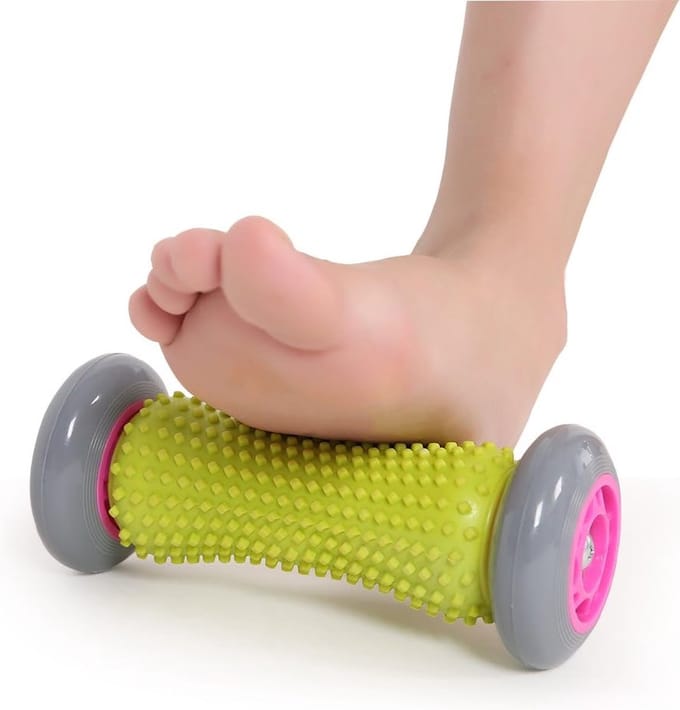 Voetmassagerol - TPR Materiaal - Ergonomisch Ontwerp - Draagbaar - Voor Ontspanning en Pijnverlichting