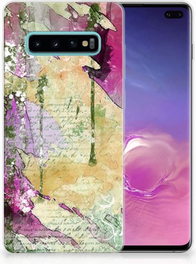 Hoesje maken Samsung Galaxy S10 Plus Letter Painting