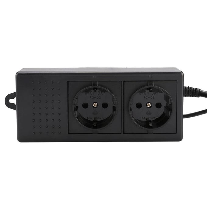 Reptiel Digitale Thermostaat PID Timing Temperatuurregelaar met LCD-display black