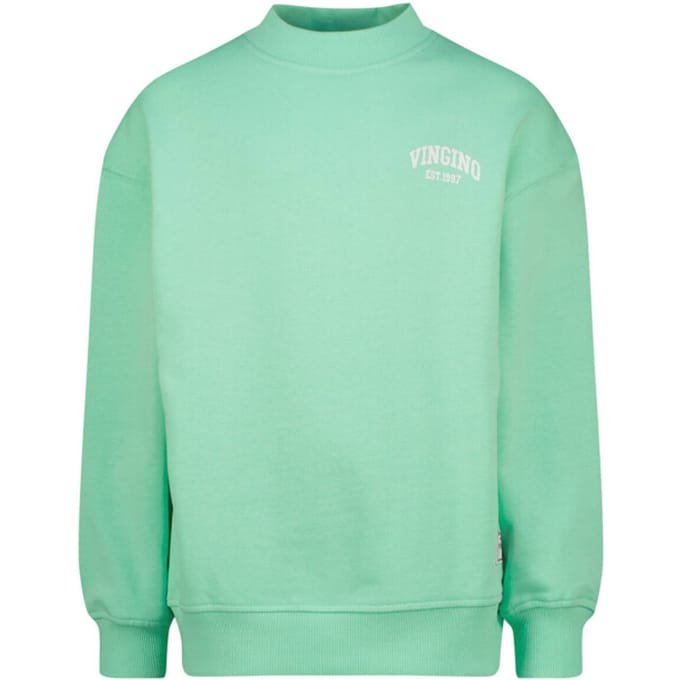 Vingino Icon-crewneck Jongens Trui - Fresh mint
