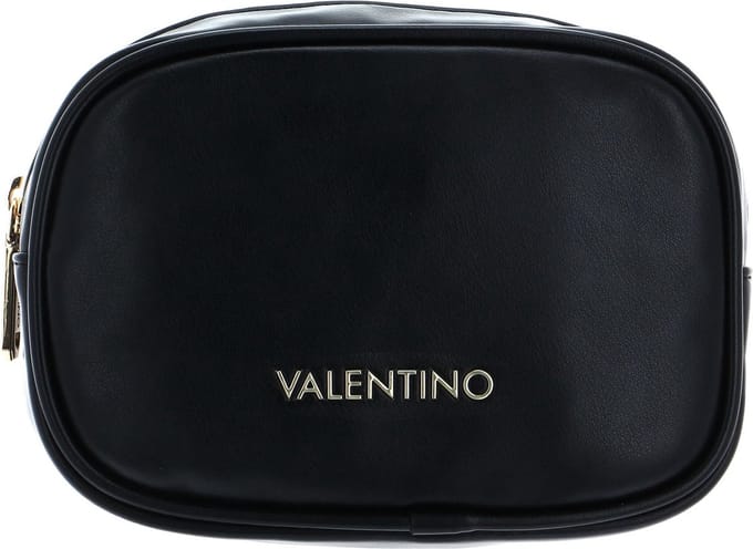 VALENTINO Toilettas Lemonade Soft Cosmetic Case Nero Zwart