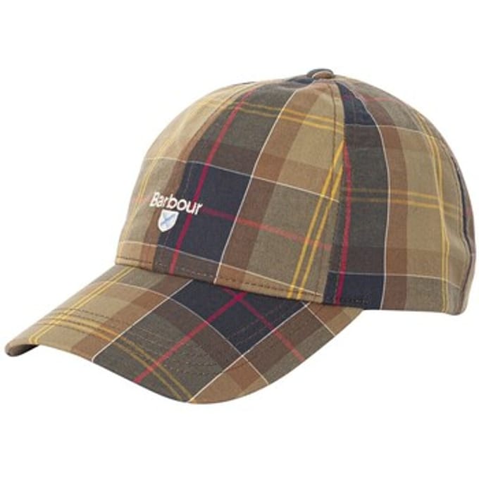 Barbour Pet Tartan Ruit Groen - Maat - Heren - Petten