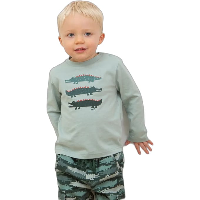 Kinder-T-shirt met lange mouwen Kite Captain Croc