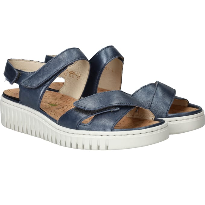Waldlaufer -Dames - blauw donker - sandalen - maat 41