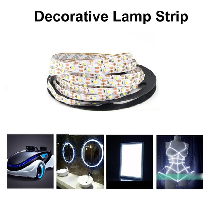 Bande lumineuse monochrome alimentée par USB pour arrière-plan de télévision, décoration d'armoire, barre lumineuse de conception flexible blanc