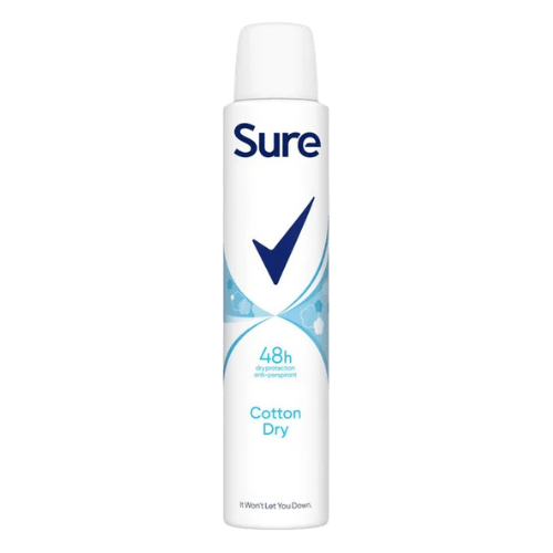Sure Cotton Dry Anti-Transpirant Deodorantspray - 200 ml