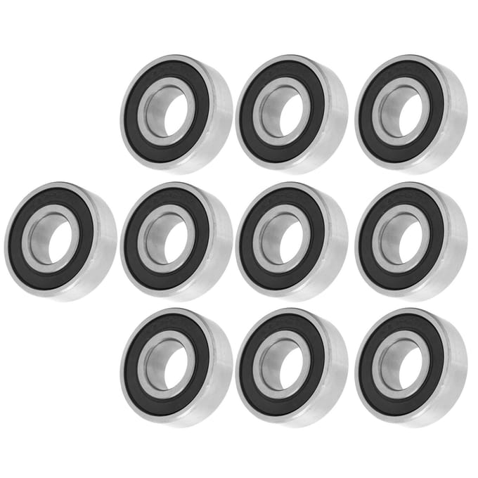 10 Pièces 6202 RS Acier Noir Roulement à Billes à Gorge Profonde 15mm