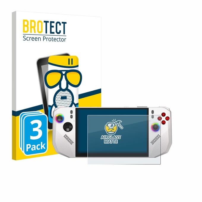BROTECT - Screenprotector voor MSI Claw A8 BZ2EM - Folie Beschermfolie Beschermglas matte 3 Stuks