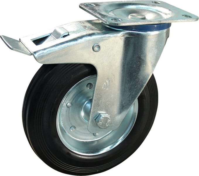 Protempo zwenkwiel rubber/staal  serie 02