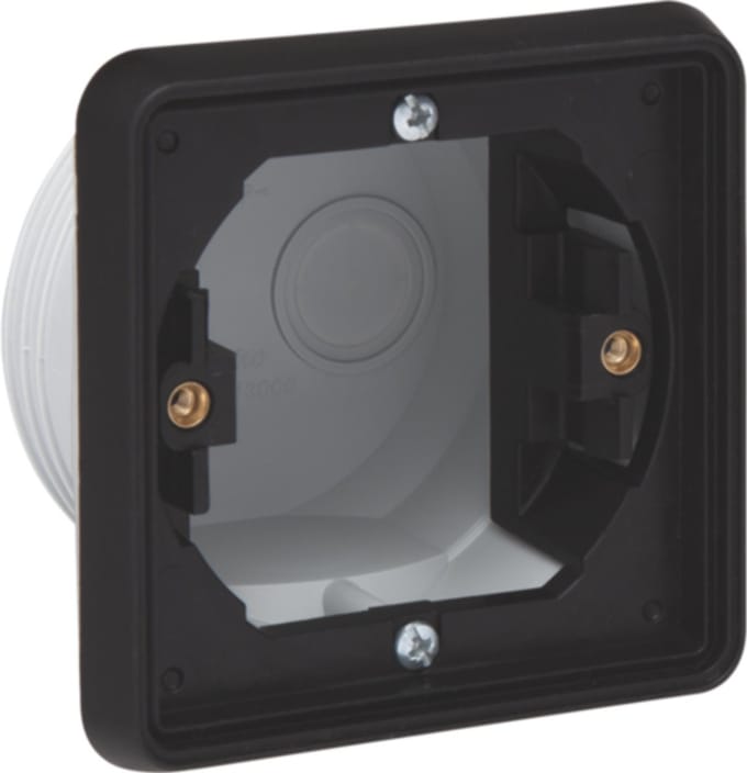 Niko New Hydro inbouwkader enkel zwart IP55