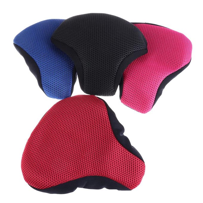 Housse de siège de selle de vélo, 1 pièce, coussin de siège de cyclisme noir