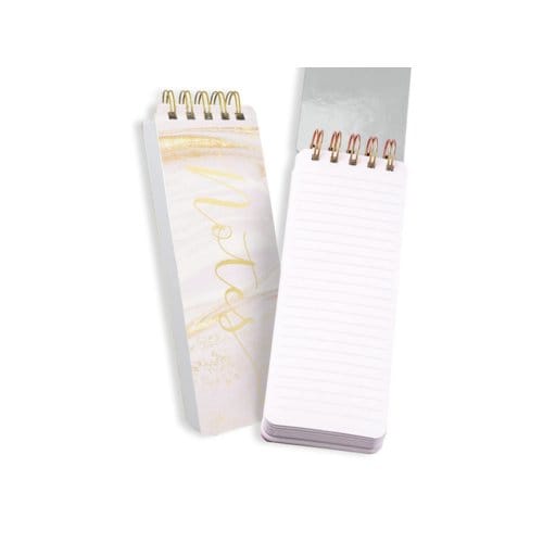 Eccolo notitieblok - spiraal - Pink Marble - ca.8x23cm - EC-Q601V