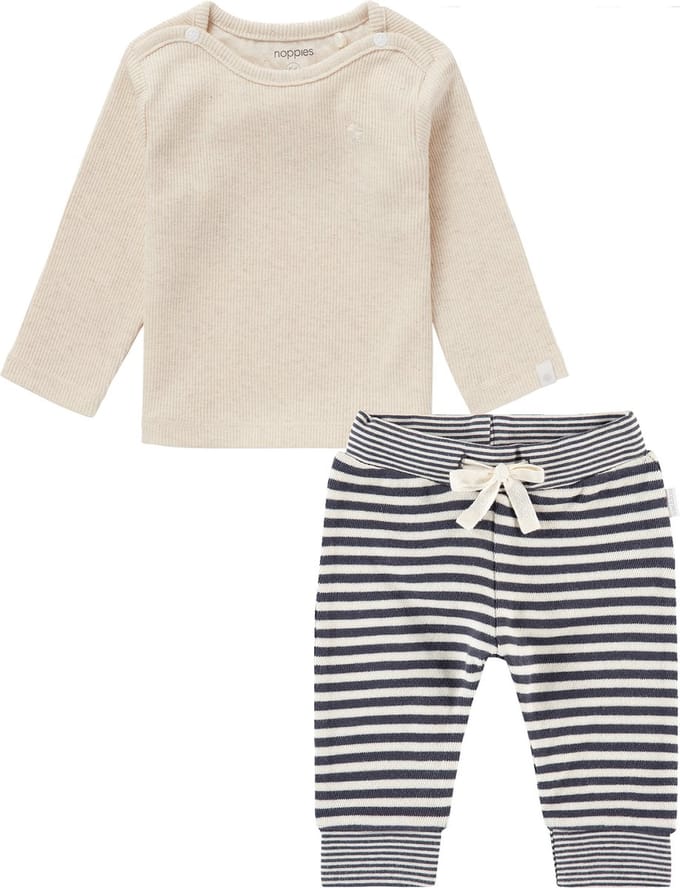 Noppies - kledingset (2delig) - Broek - Shirt - Maat 50
