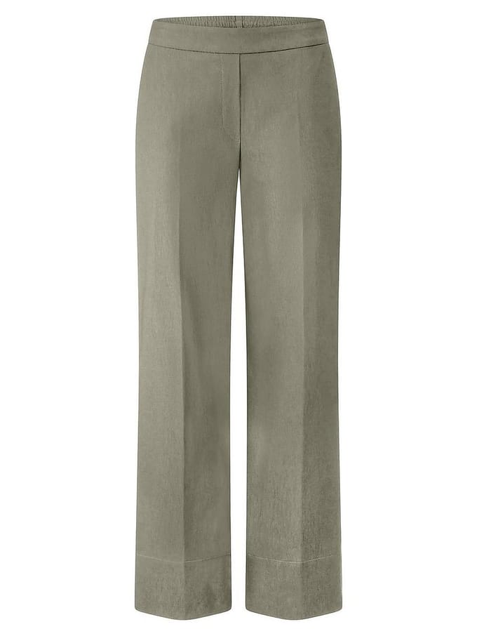 Enkellange broek Van Peter Hahn groen