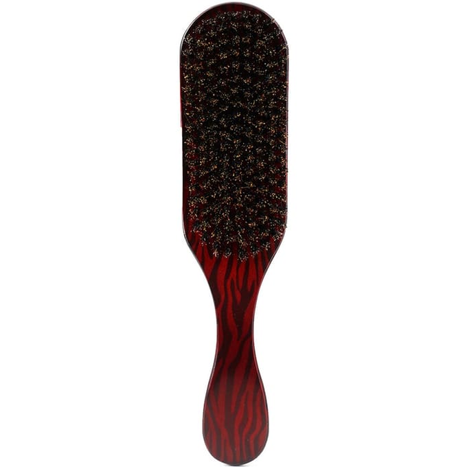 Brosse Vague 100% Poils de Sanglier Marron rouge