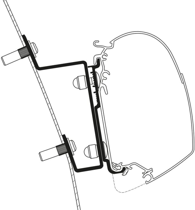 Thule Ford Transit H3 >2014 Wall (RHD)