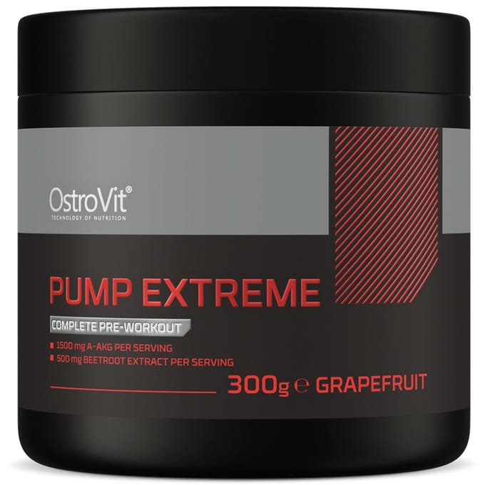 Pre-Workout - Pump Extreme Pre Workout - OstroVit - 300g Grapefruit