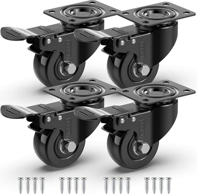 4 Transportwielen