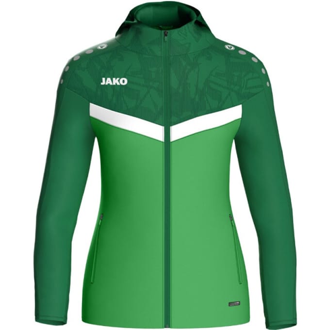 Dames trainingsjack met capuchon en volledige ritssluiting Jako Iconic