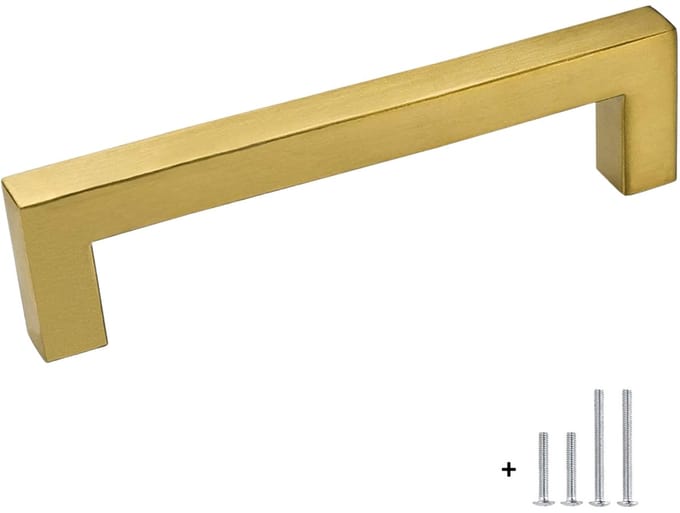 Gouden Meubelgreep 20,4 cm – Deurgreep & Keukenkast Handgreep - Goud