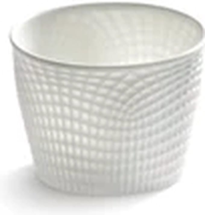 Serax Ann Van Hoey Nido beker H6.5cm D8cm bone china wit