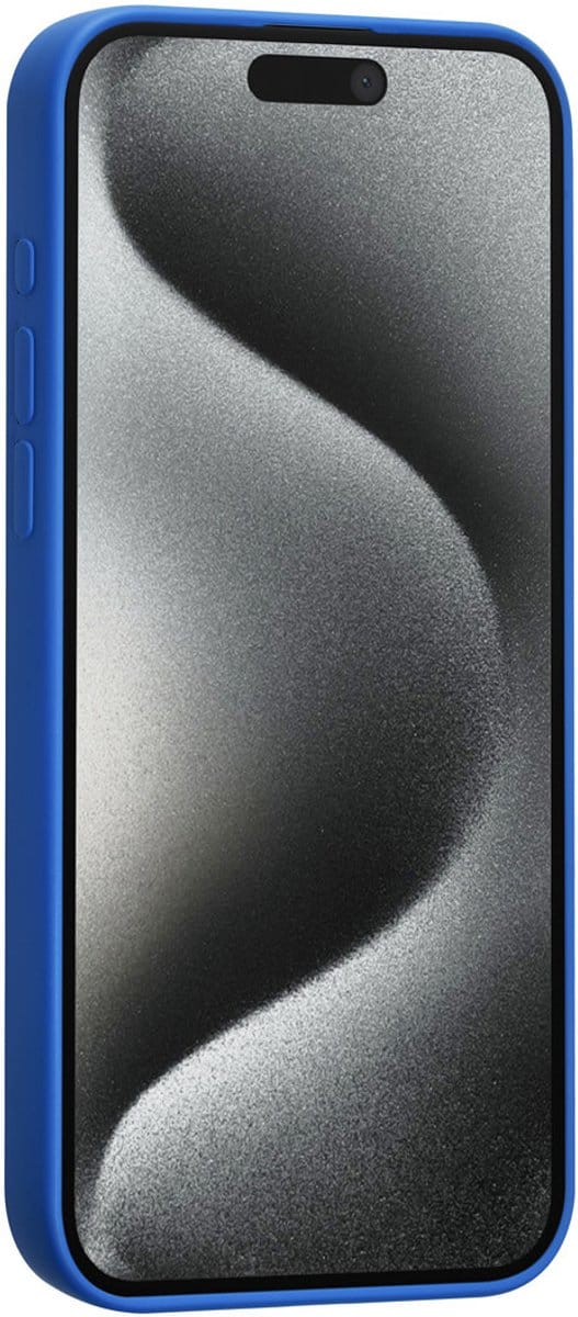 TUNIQ Back cover iPhone 15 Pro Max - Deep Blue - Antislip grip - Slank profiel