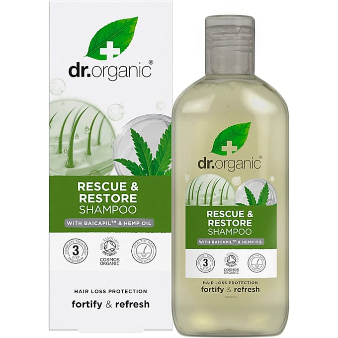Dr Organic Hennep Olie Rescue Shampoo