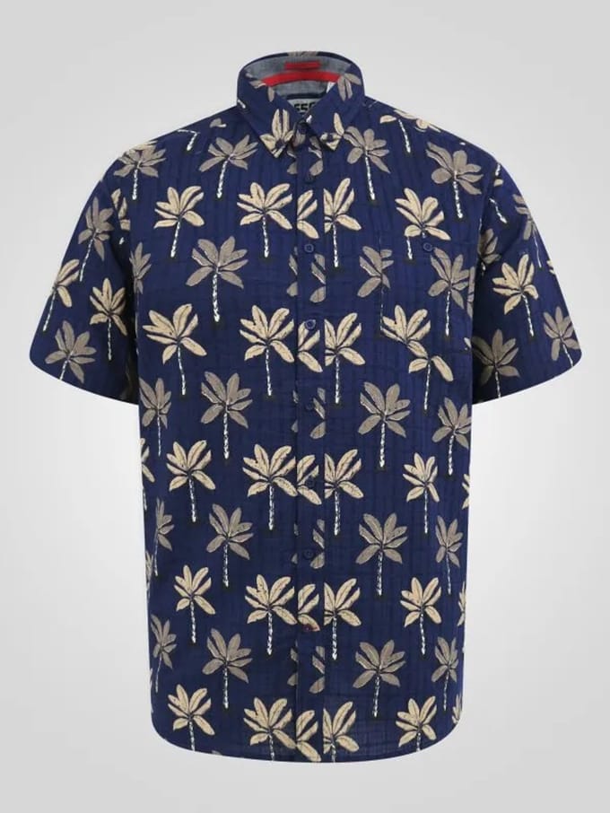 Duke 555 Davey Overhemd Printed Big Size Maat 4XL