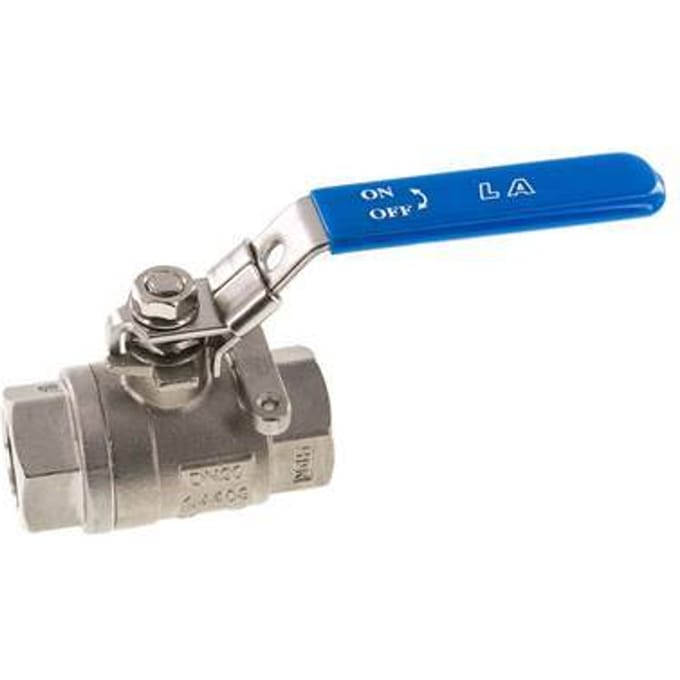 G 3/4 inch 2-Weg RVS Kogelkraan - BL2SH-M-034