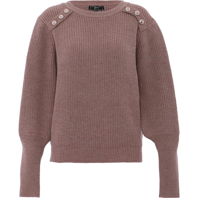Faina Gebreide trui Dames beige