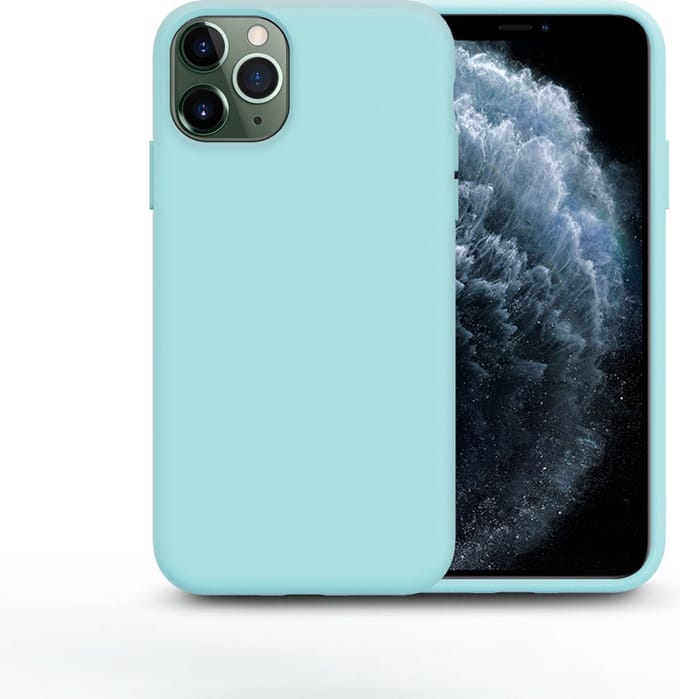 Nano Silicone Back Hoesje Geschikt voor iPhone 11 Pro - Mint Groen
