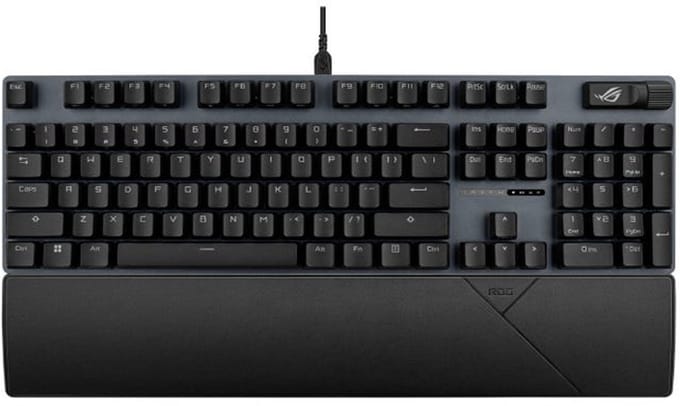 ASUS ROG Strix Scope II X Keyboard - Mechanisch gaming toetsenbord - USB - RGB‑verlichting - Full‑size - Zwart - US‑layout
