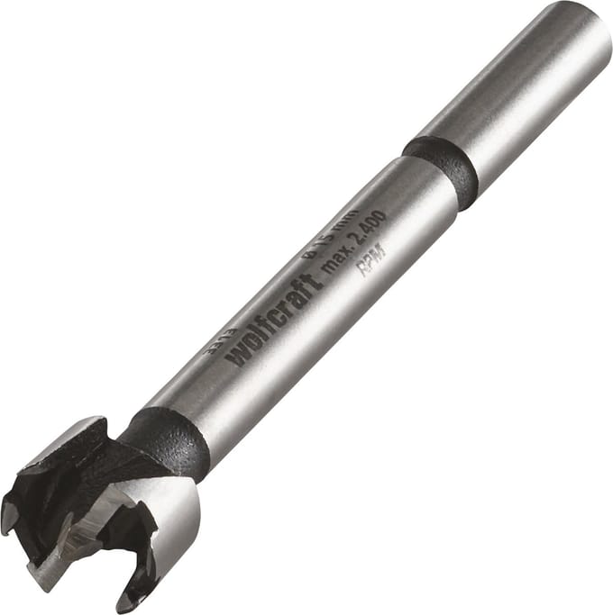 Wolfcraft 3313000 Forstnerboor 15 mm Gezamenlijke lengte 90 mm Cilinderschacht 1 stuk(s)