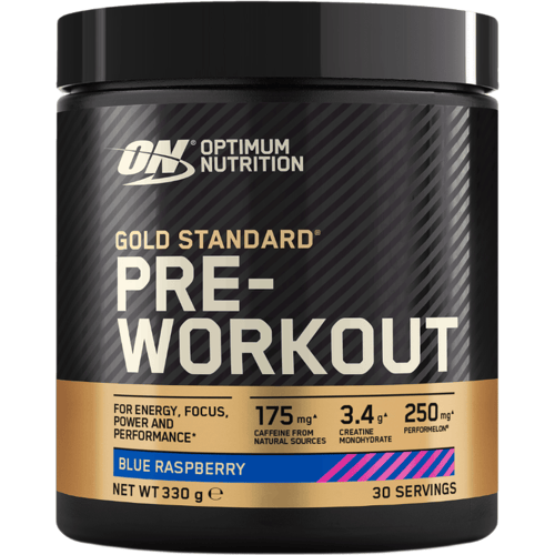 Optimum Nutrition Gold Standard Pre Workout - Blue Raspberry - Pre-Workout - 330 gram (30 doseringen)