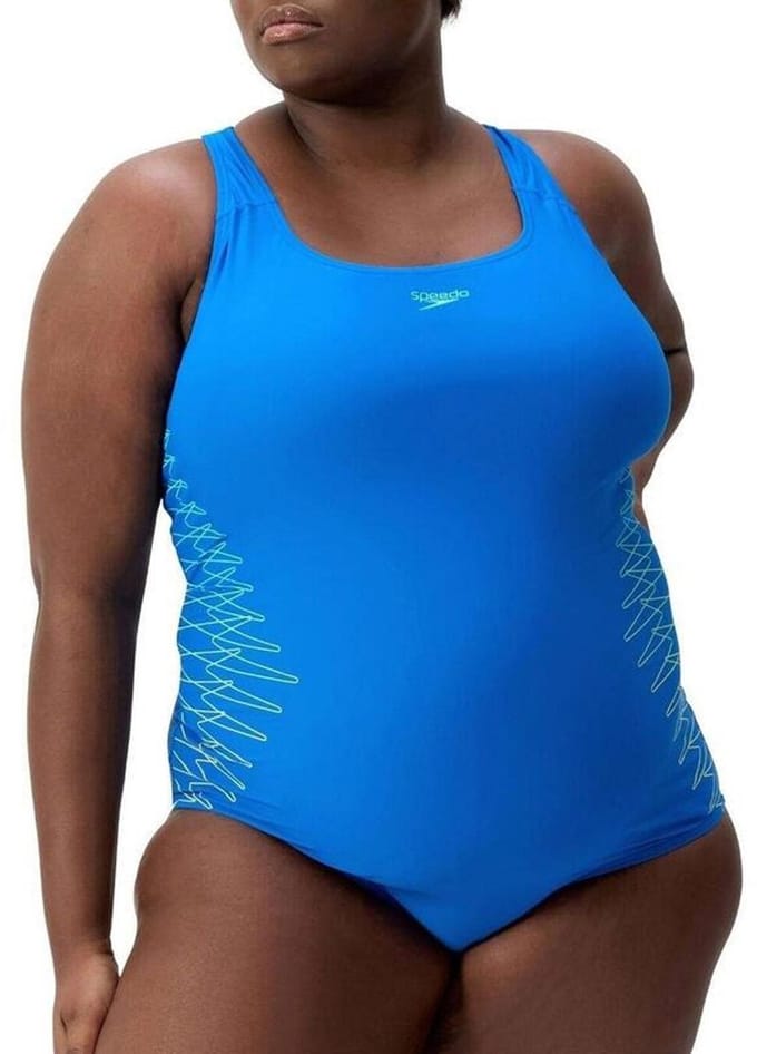 Speedo Digital Placement Medalist Badpak Dames (plus size)