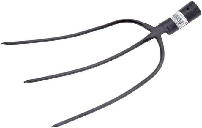 Tuin Vork - Handgereedschap - Bodem Bewerken - Drie Tanden - 48 x 30 x 22 cm - Metaal