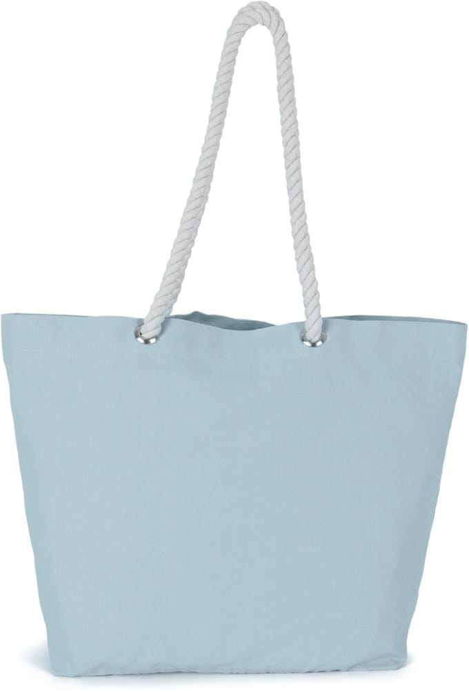 Kimood Totebag in marinestijl KI3209 - Washed Pearl Blue - One size