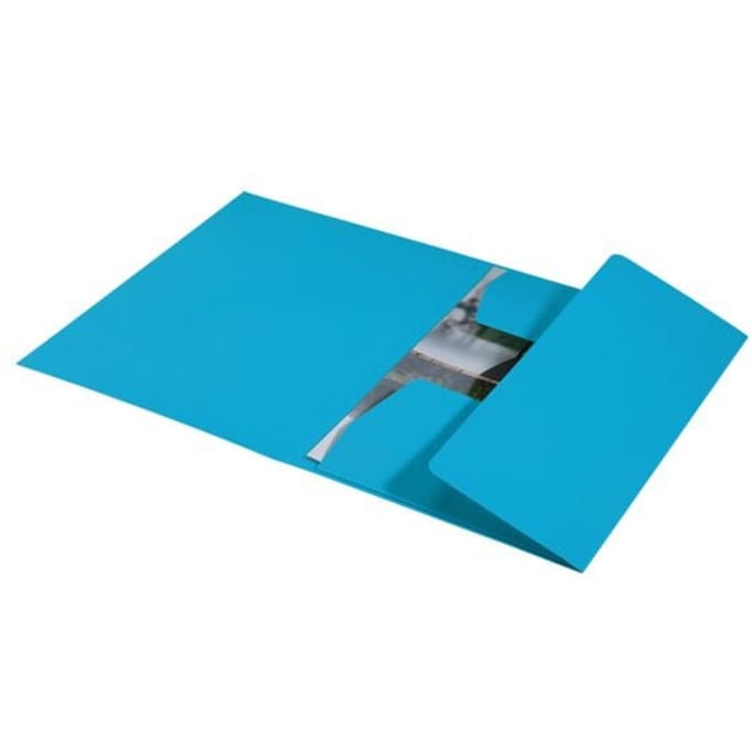 Leitz Recycle Kartonnen 3-Klepsmap A4 - 100% Gerecycled Karton - Blauw
